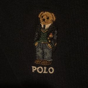 Polo Ralph Lauren Polo Bear 1/4 Zip Cotton Pullover Sweater
